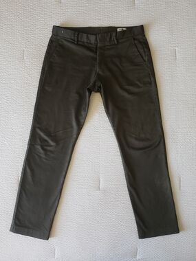 NWOT! NNO7 NO NATIONALITY Men's Organic Cotton Straight Leg Pants (33x32) Green